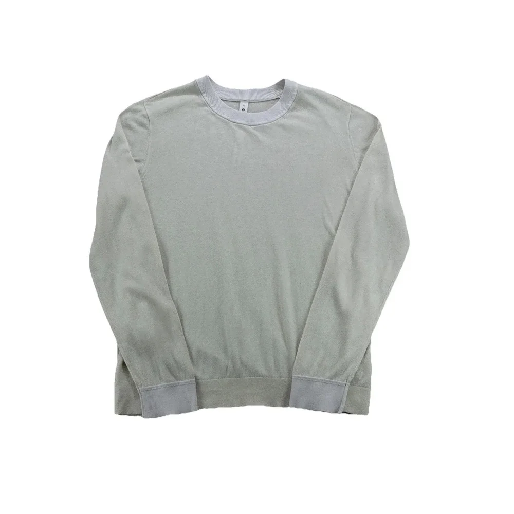 Lululemon cream Silk Blend Pullover Crewneck Sweater Women